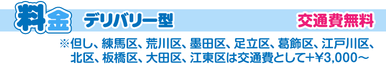 料金-デリバリー型